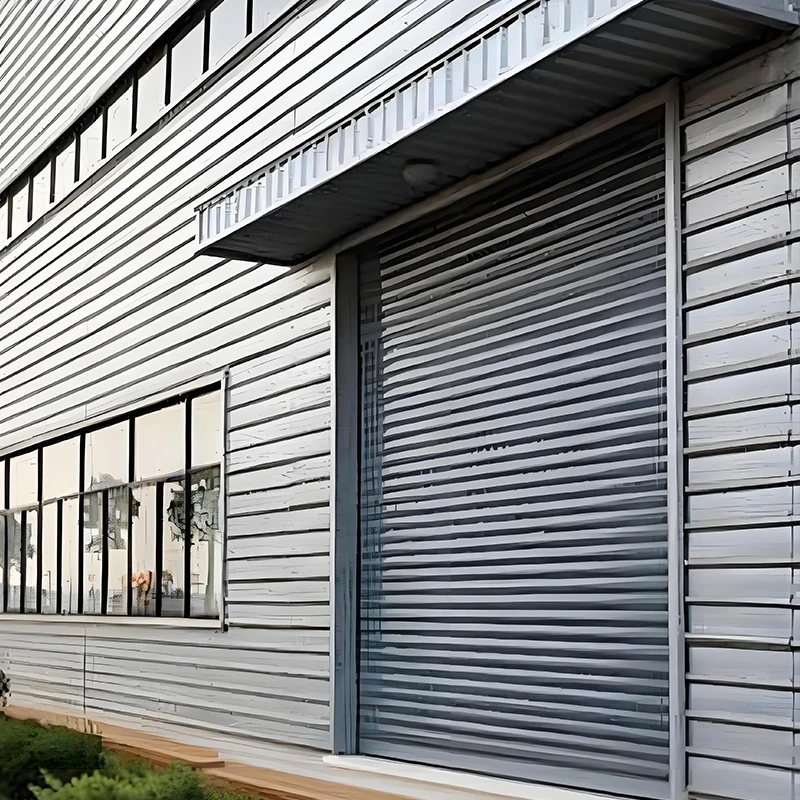 Depending on project requirements, Huadun Steel Roll Up Doors can be configured with