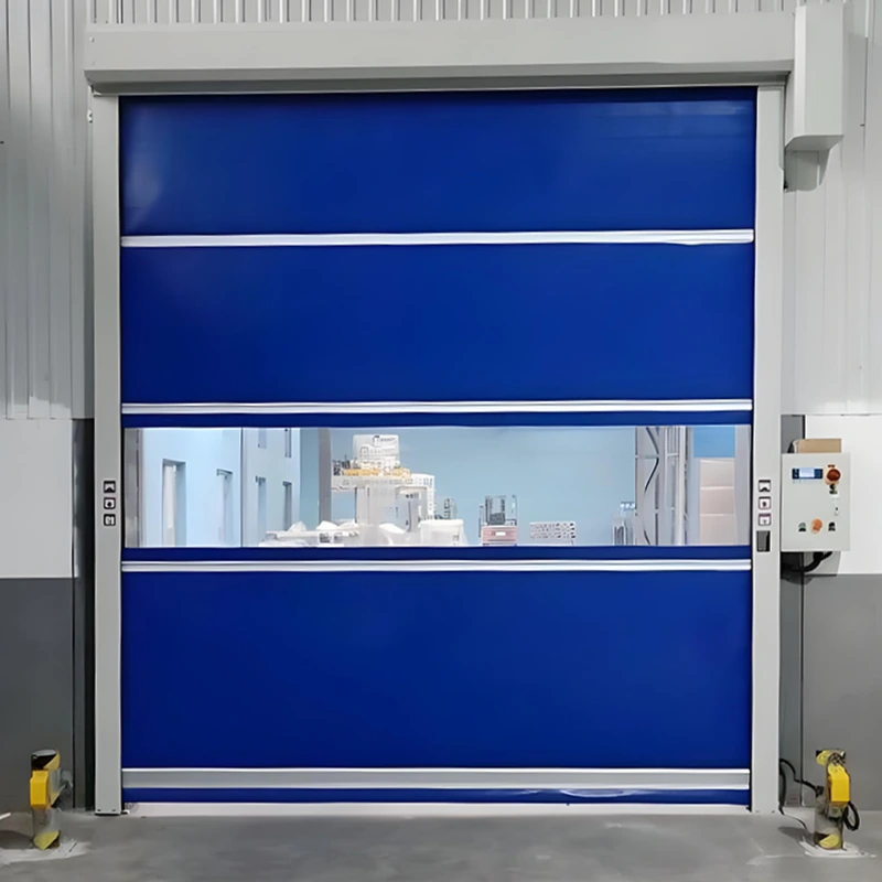 Depending on the project, Huadun High Speed Doors can be equipped with